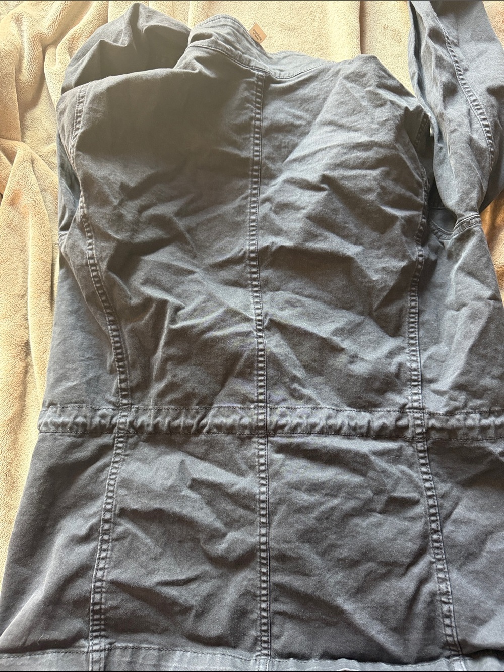 Daily Ritual Navy Blue Utility Field Jacket - Picture 2 of 3